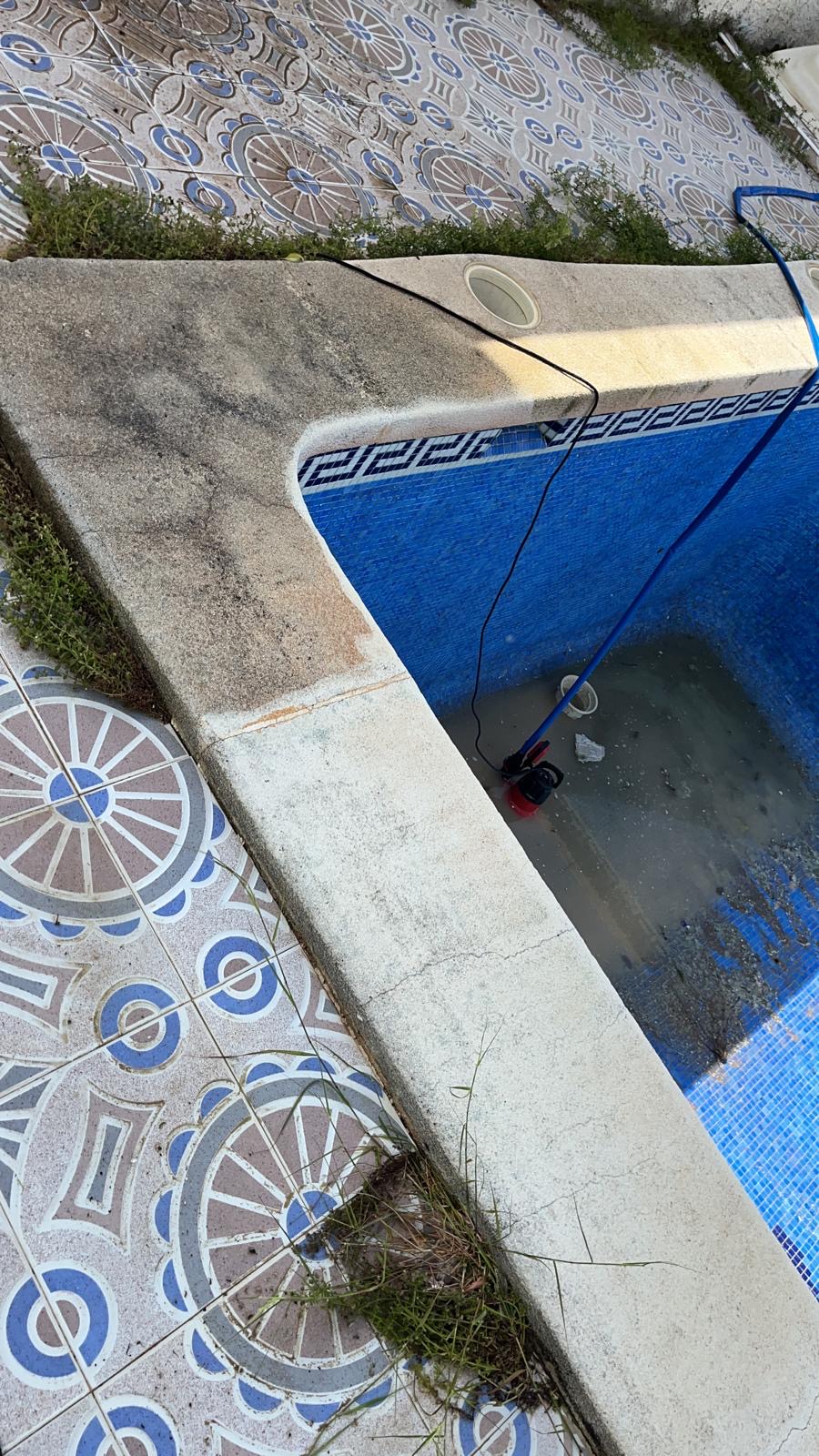Pool renovation work